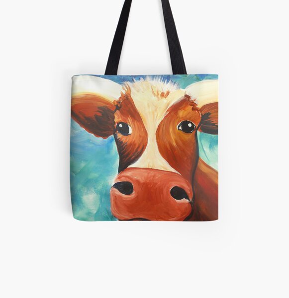 Texas Longhorn All Over Print Tote Bag