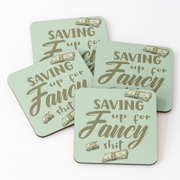 Item preview, Saving up for fancy shit light green dollar bills money designed and sold by Novel-ty.
