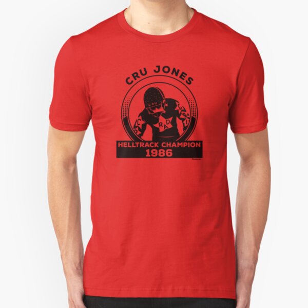 Cru Jones - Helltrack Champion 1986 Slim Fit T-Shirt