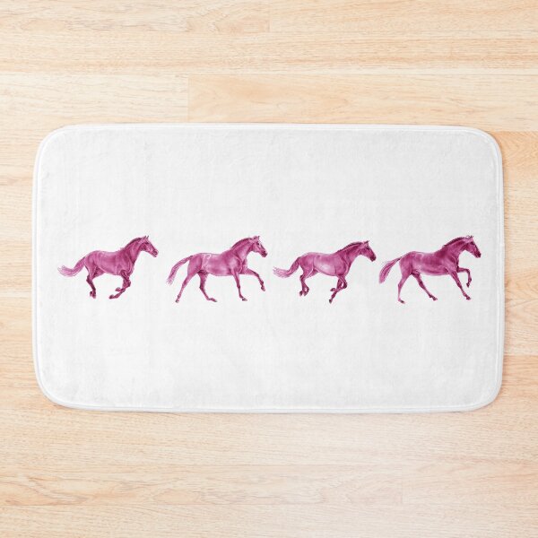 Item preview, Galloping horse 1 to 4 - purple-pink colorized version designed and sold by SylvieG18.