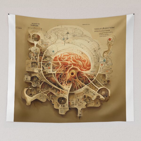 Item preview, Map of the Human Mind designed and sold by almodozo.