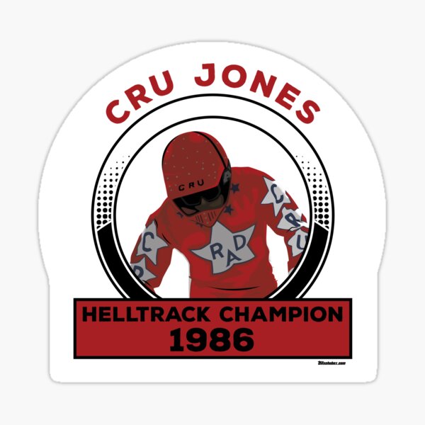 Artikel-Vorschau von Cru Jones - Helltrack Champion Vollfarb, designt und verkauft von mark5four0.
