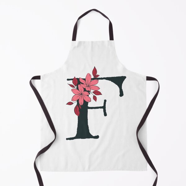 Item preview, Pink floral F monogram designed and sold by Coffee Lifestyle.