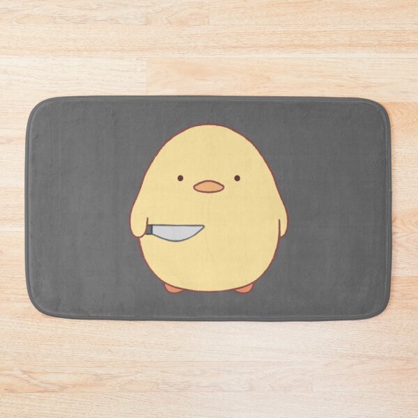 Item preview, stabby duck (grey bg) designed and sold by DesignByJennyyy.