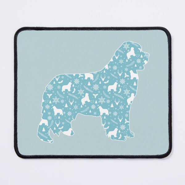 Item preview, Winter Pattern Newfoundland Dog Silhouette designed and sold by Christine Mullis.