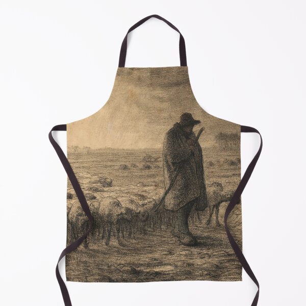 Item preview, Shepherd Returning With His Flock by Jean-Francois Millet, 1860 designed and sold by Vintage Wall Art.