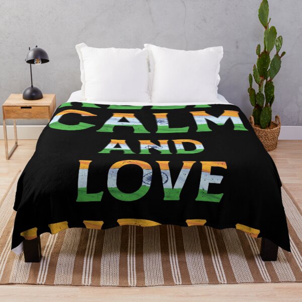 Item preview, Tiranga keep calm and love India designed and sold by MeticArts.