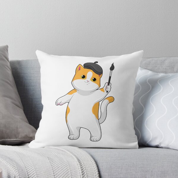 Item preview, Cat as Painter with Paint brush designed and sold by Snabdesign84.