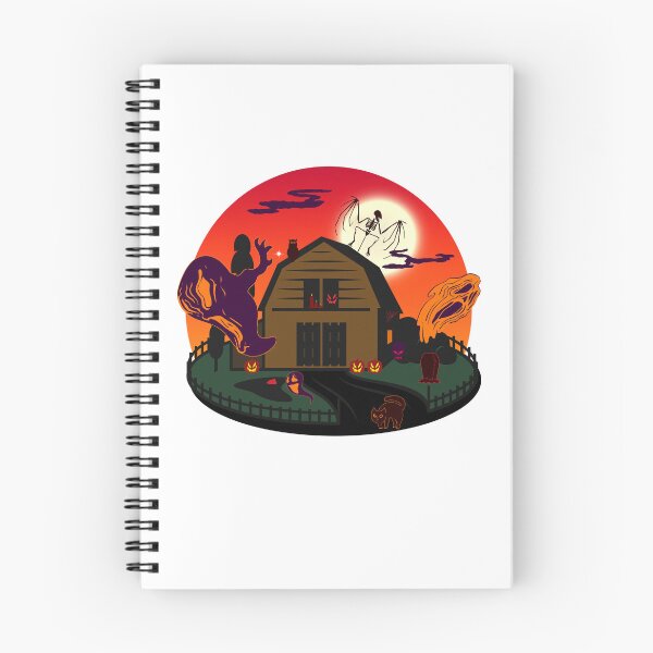 Artikelvorschau, Gruselige Halloween-Scheune in einer Vollmondnacht entworfen und verkauft von BtheLight.