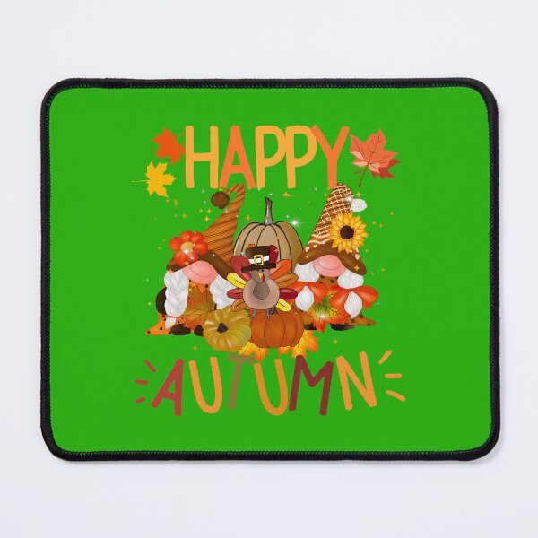Item preview, Happy autumn, Happy fall, Happy Thanksgiving, Celebrate fall, Happy vibes, Happy gnome graphic designed and sold by InspiresME.