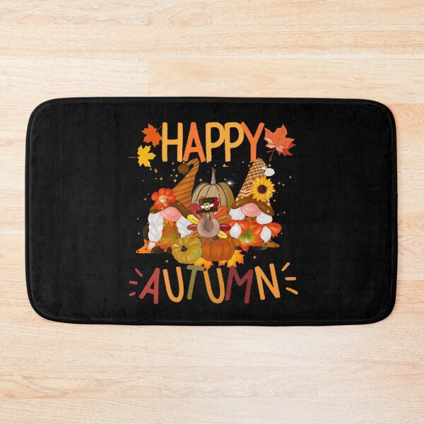 Item preview, Happy autumn, Happy fall, Happy Thanksgiving, Celebrate fall, Happy vibes, Happy gnome graphic designed and sold by InspiresME.