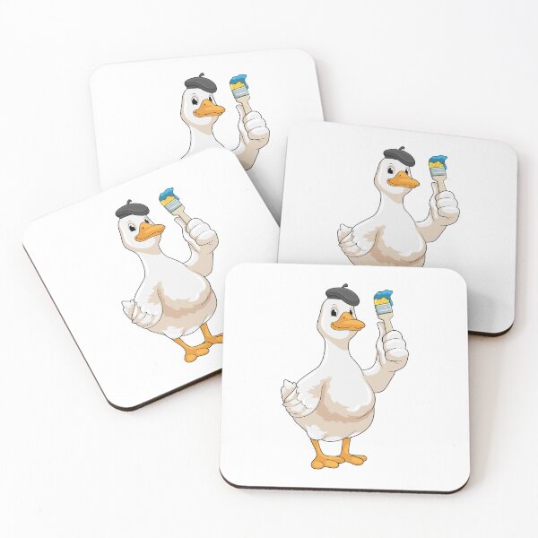 Item preview, Duck as Painter with Paint brush designed and sold by Snabdesign84.