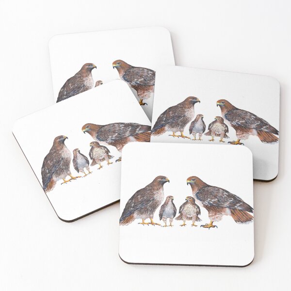 Item preview, Red Tailed Hawk Family designed and sold by Roy & Tiffany.