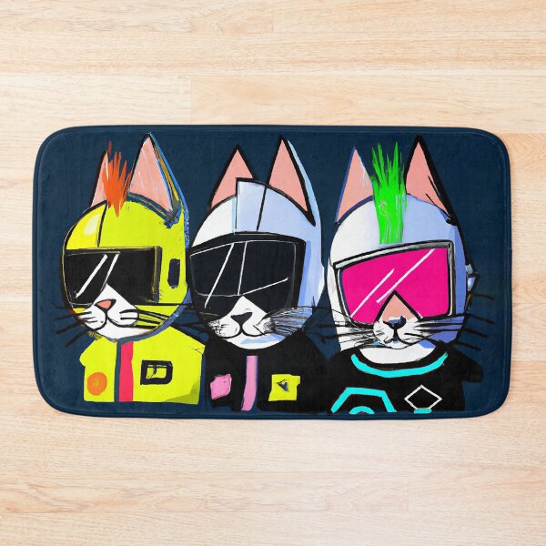 Item preview, Three kittens at a Daft Punk concert designed and sold by Arc1.