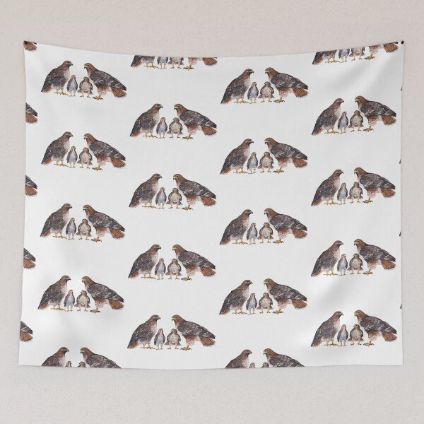 Item preview, Red Tailed Hawk Family designed and sold by Roy & Tiffany.