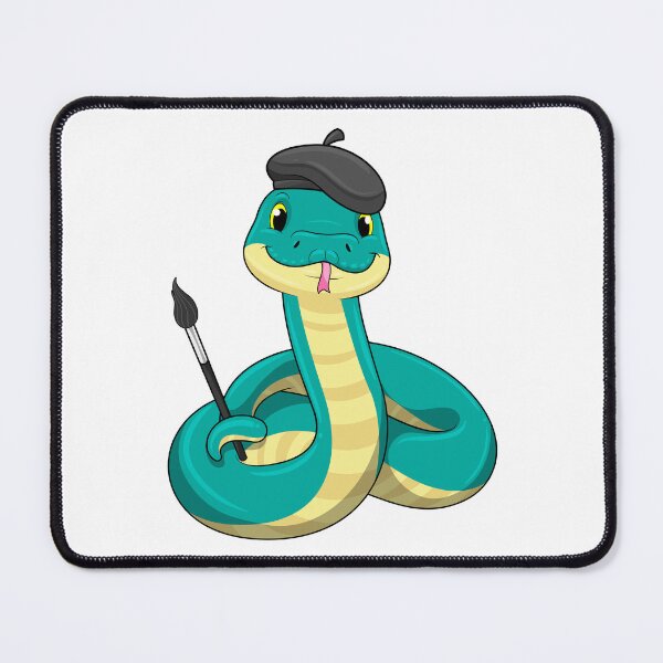 Item preview, Snake as Painter with Paint brush designed and sold by Snabdesign84.