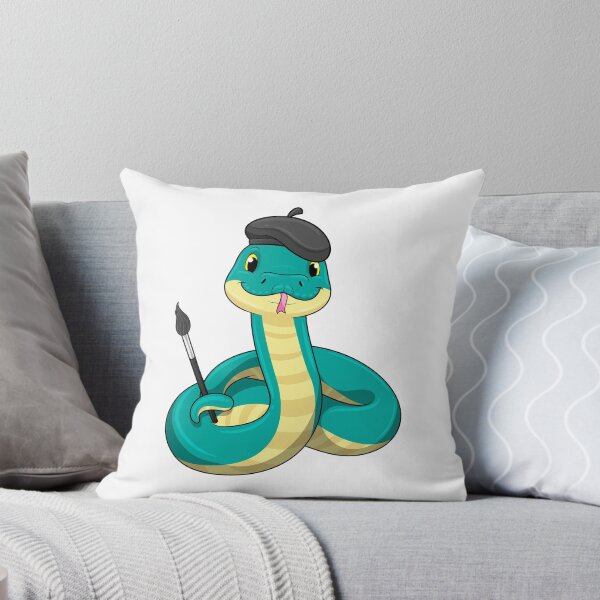 Item preview, Snake as Painter with Paint brush designed and sold by Snabdesign84.