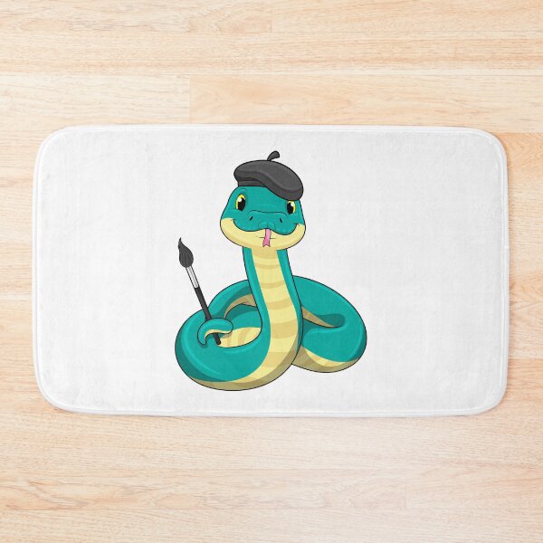 Item preview, Snake as Painter with Paint brush designed and sold by Snabdesign84.