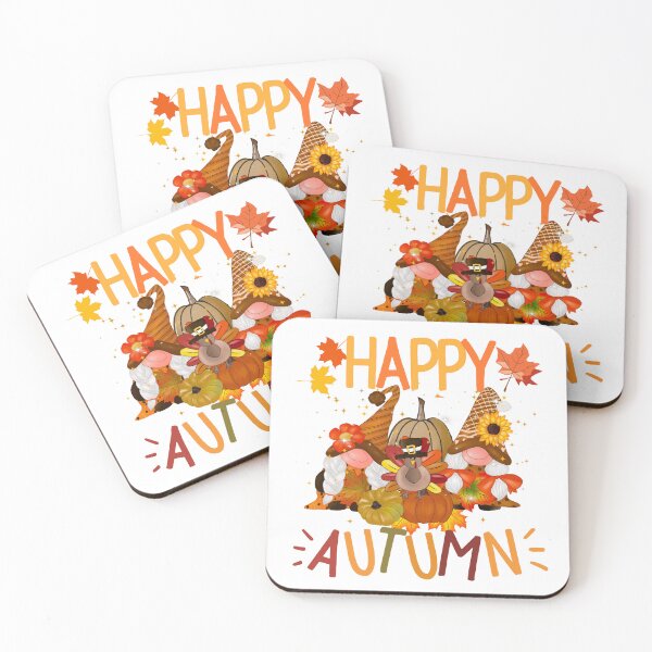 Item preview, Happy autumn, Happy fall, Happy Thanksgiving, Celebrate fall, Happy vibes, Happy gnome graphic designed and sold by InspiresME.
