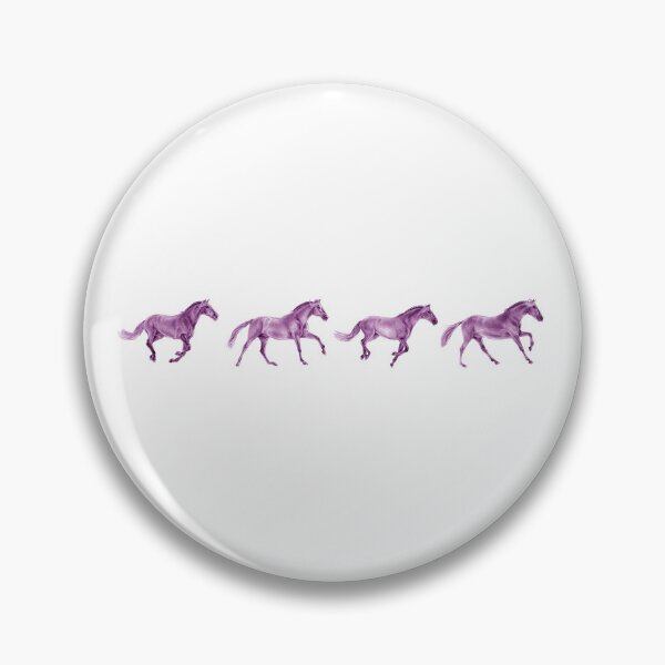 Item preview, Galloping horse 1 to 4 - purple colorized version designed and sold by SylvieG18.