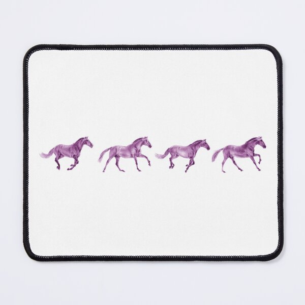 Item preview, Galloping horse 1 to 4 - purple colorized version designed and sold by SylvieG18.