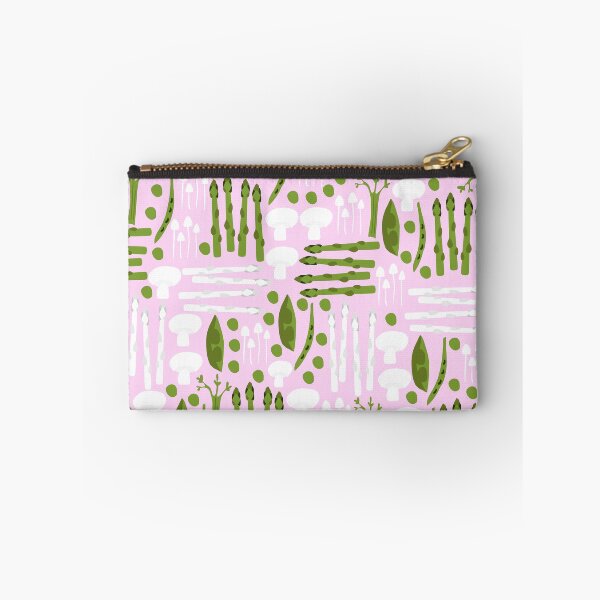 Item preview, Cute Veggies and Mushroom Pattern with Asparagus, Peas and Green Beans designed and sold by kapotka.