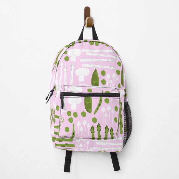 Item preview, Cute Veggies and Mushroom Pattern with Asparagus, Peas and Green Beans designed and sold by kapotka.