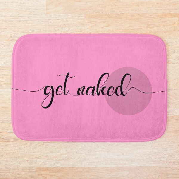 Item preview, GET NAKED BATH MAT designed and sold by BathHeaven.