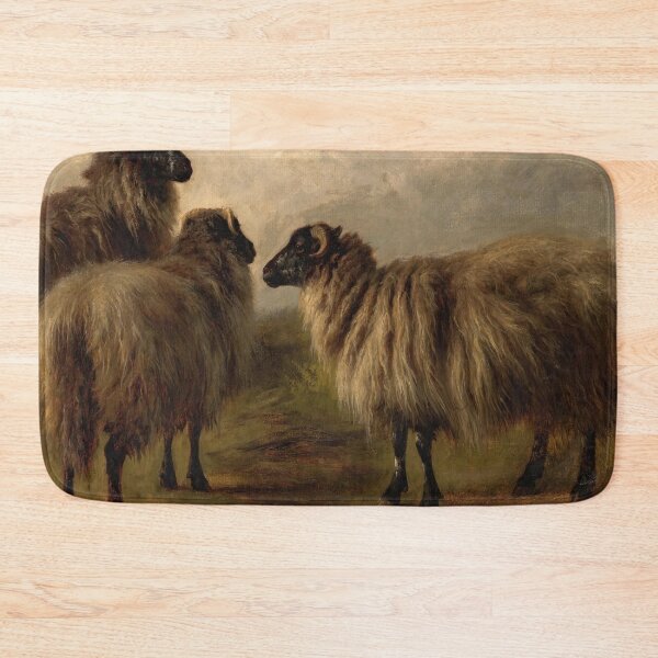 Item preview, Three Wooly Sheep by Rosa Bonheur designed and sold by Vintage Wall Art.