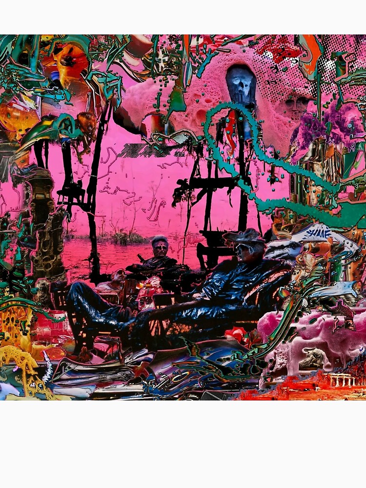 Black Midi Hellfire T-Shirt Pullover Hoodie