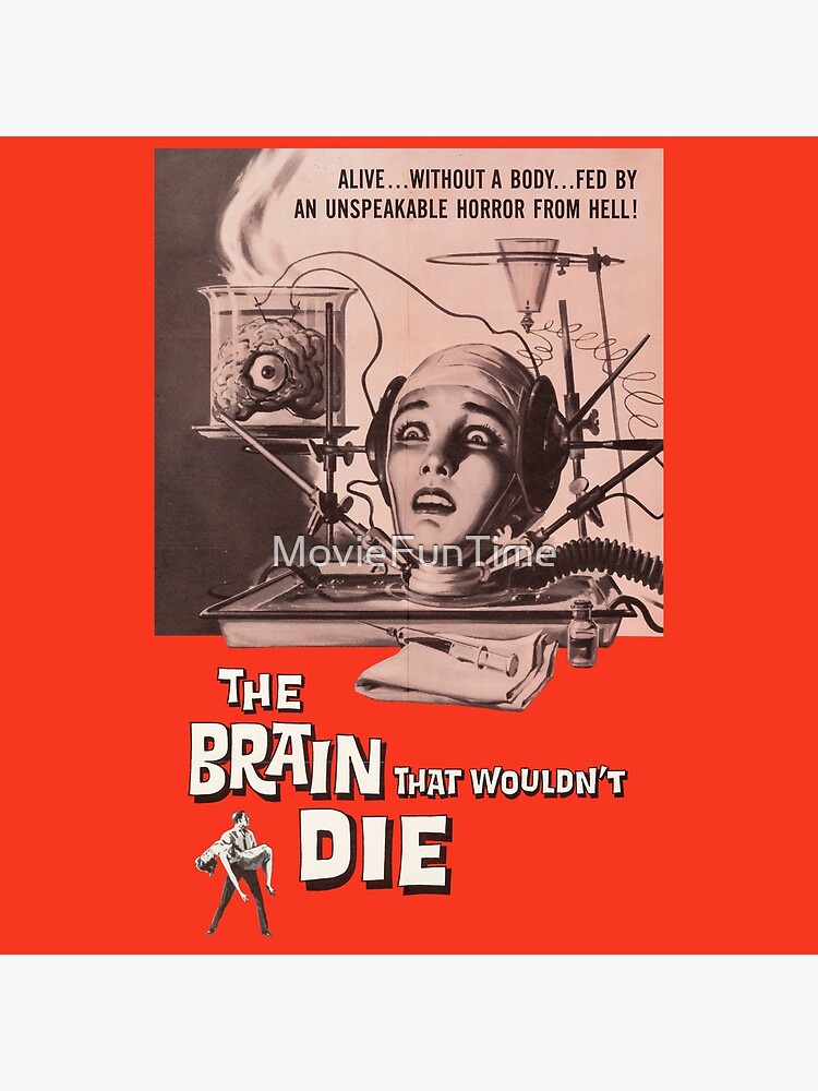 Vintage Science Fiction Movie Poster the Brain That Wouldn't Die