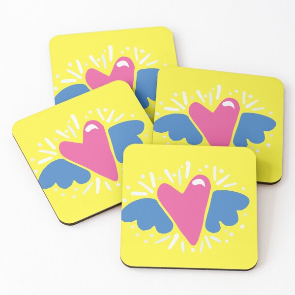 Item preview, Cute cartoon heart wings sparkle kawaii pattern dopamine dressing designed and sold by Novel-ty.