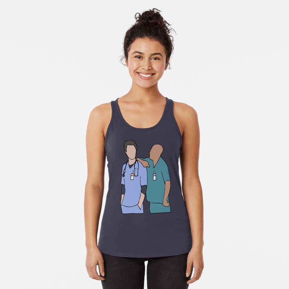 JD and Turk Scrubs Racerback Tank Top