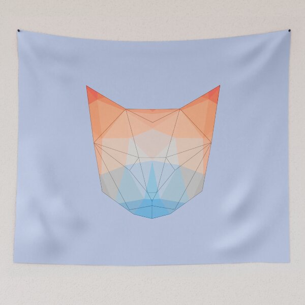 Item preview, Cat Geometric Triangle Polygon designed and sold by franktact.