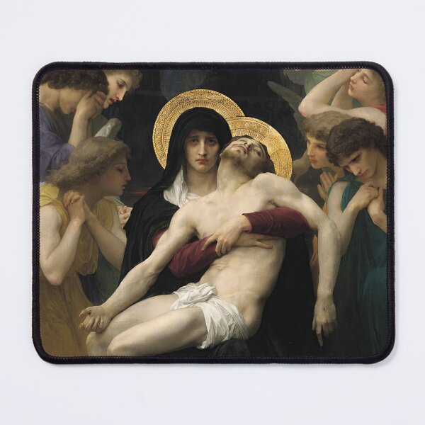Artikelvorschau, Pieta von William Bouguereau, 1876 entworfen und verkauft von Vintage Wall Art.