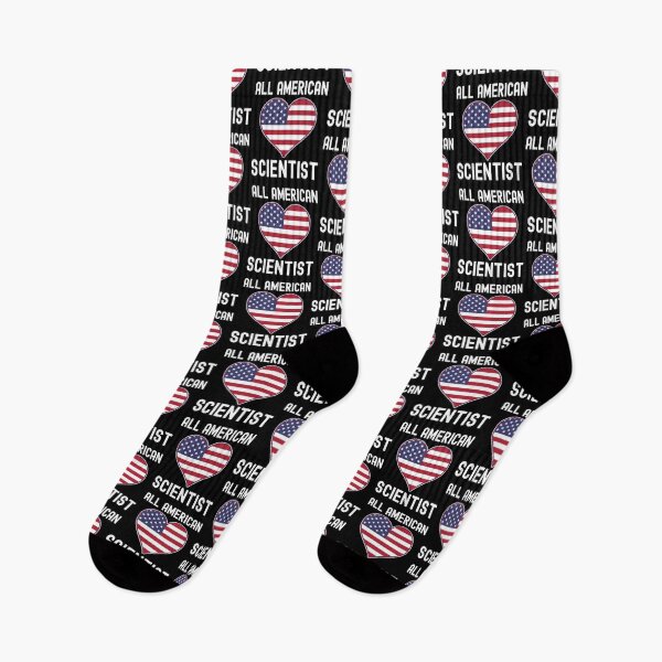 Item preview, All American Scientist - USA Scientist, American Professor, American Educator, USA Professor, USA Educator, United States Teacher, United States Educator designed and sold by jadedscientist.