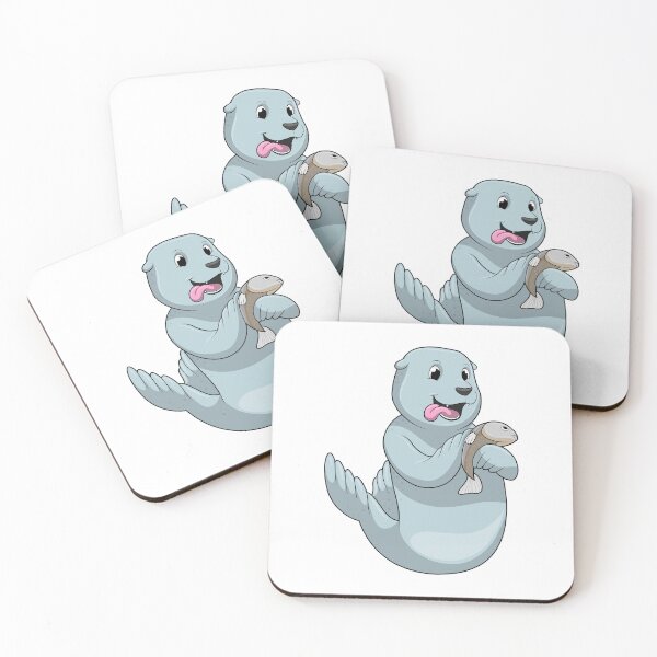 Item preview, Seal with Fish designed and sold by Snabdesign84.