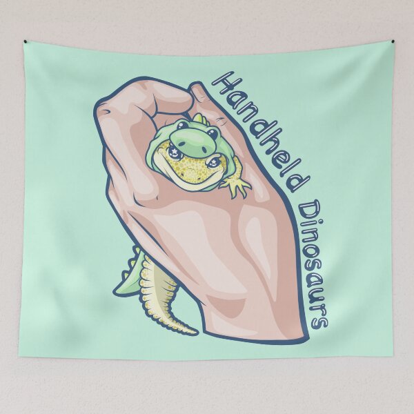 Item preview, Handheld Dinosaurs Leopard Gecko Design designed and sold by AMackInCheese.