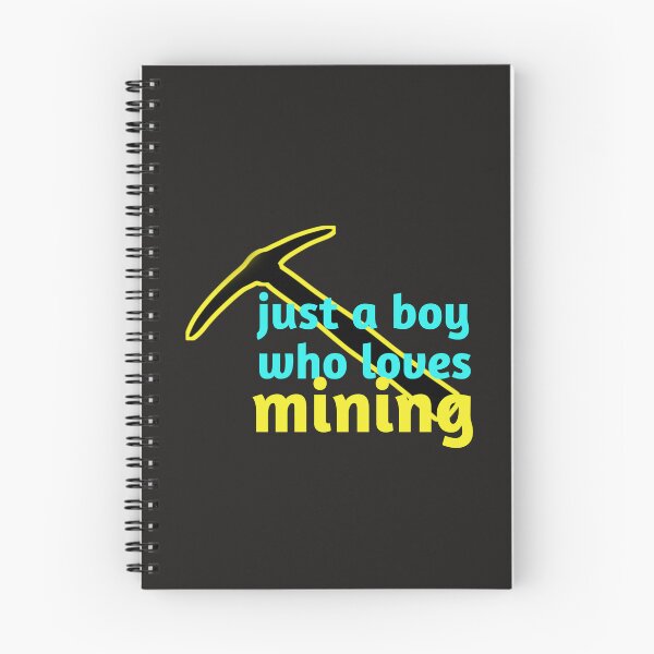 Item preview, Just a Boy Who Loves Mining designed and sold by YoussefProMax.