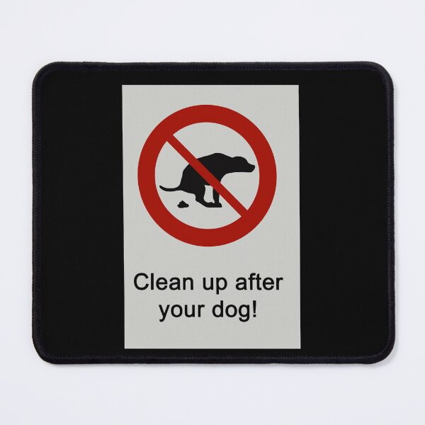 Item preview, clean up after your dog Funny Pooping Dog tudeau gift designed and sold by DesignisMine.