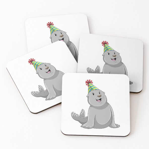 Item preview, Seal with Party hat Party designed and sold by Snabdesign84.