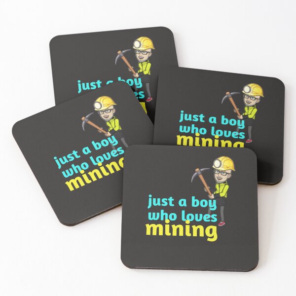 Item preview, Just a Boy Who Loves Mining designed and sold by YoussefProMax.