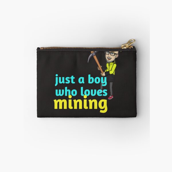Item preview, Just a Boy Who Loves Mining designed and sold by YoussefProMax.