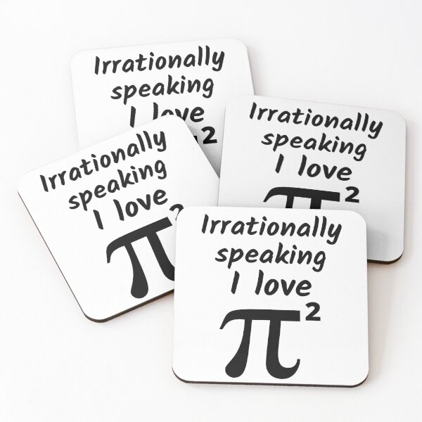 Item preview, Irrationally Speaking I Love Pi Squared designed and sold by BluePlanetMerch.
