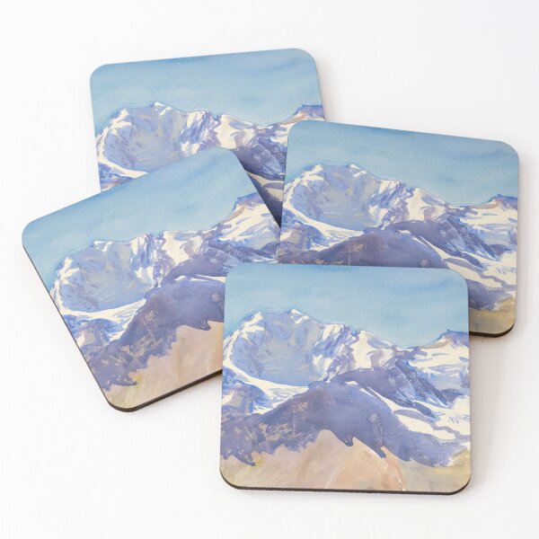 Item preview, Snowy Mountain Landscape designed and sold by Vintage Wall Art.