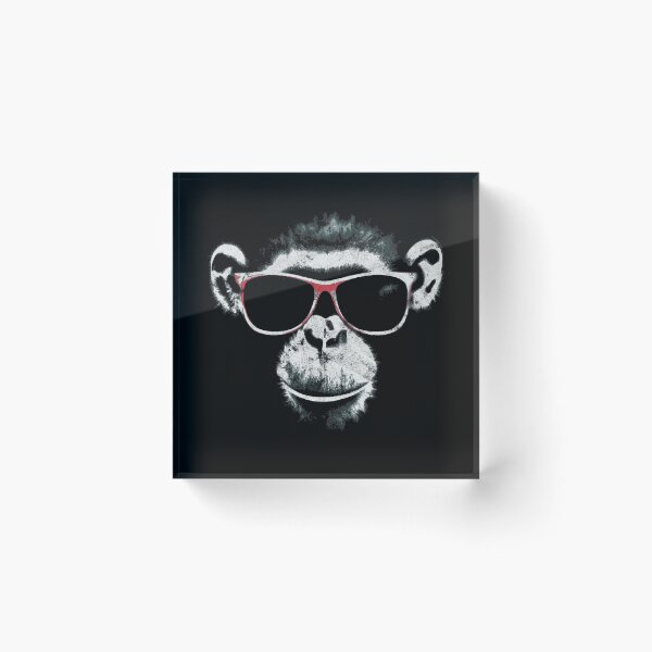 Item preview, Crazy Monkey with Sunglasses designed and sold by TheTeeShitter.