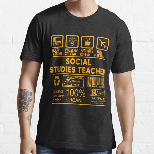 Camisetas Para Ninos Profesor De Estudios Sociales Redbubble