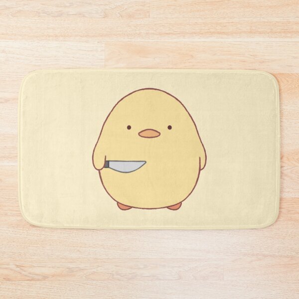 Item preview, stabby duck (light yellow bg) designed and sold by DesignByJennyyy.