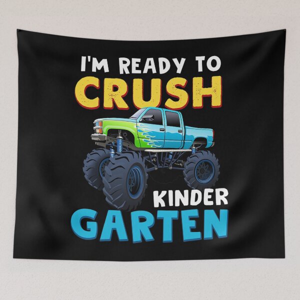 Item preview, I'm Ready To Crush kindergarten Shirt Monster Truck Kids designed and sold by adorableacademy.
