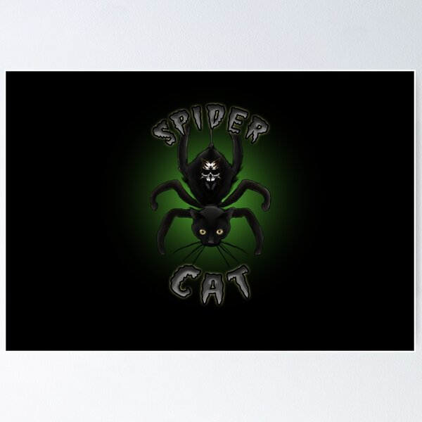 Item preview, Spider Cat with skull markings designed and sold by AllLeftSides42.
